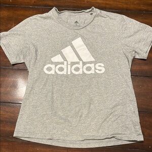 Adidas Gray Logo T-Shirt